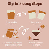 Espresso Martini Mixer | Single Packets