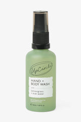 Natural Hand + Body Wash with Lemongrass - Travel Size