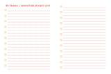 The Bucket List Journal