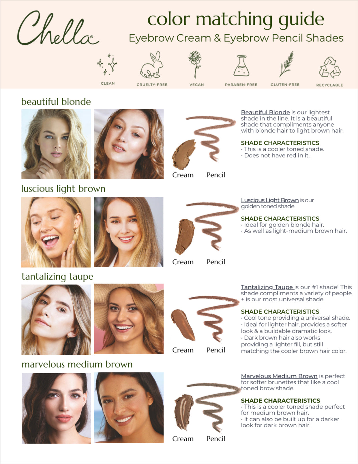 Retractable Eyebrow Pencil – Long-Wearing, Natural Finish | 9 Shades