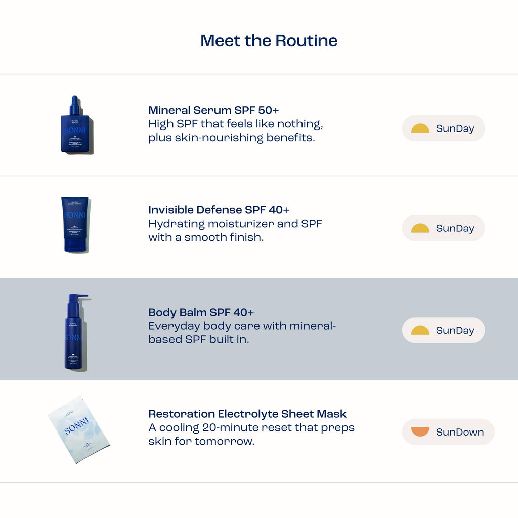 SunDay Body Balm SPF 40+ | Mineral Body Sunscreen with Non-Nano Zinc