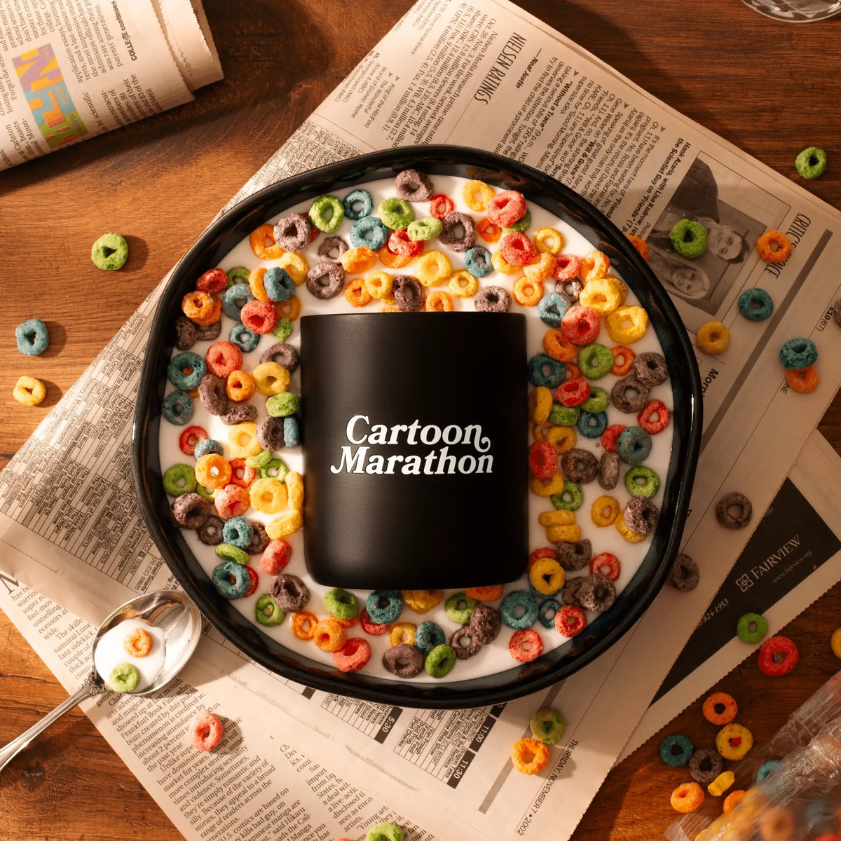 Cartoon Marathon Scented Soy Hand-Poured Candle