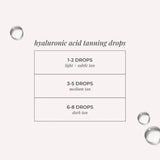 Hyaluronic Acid Self Tanning Drops | Customizable Glow for Face & Body