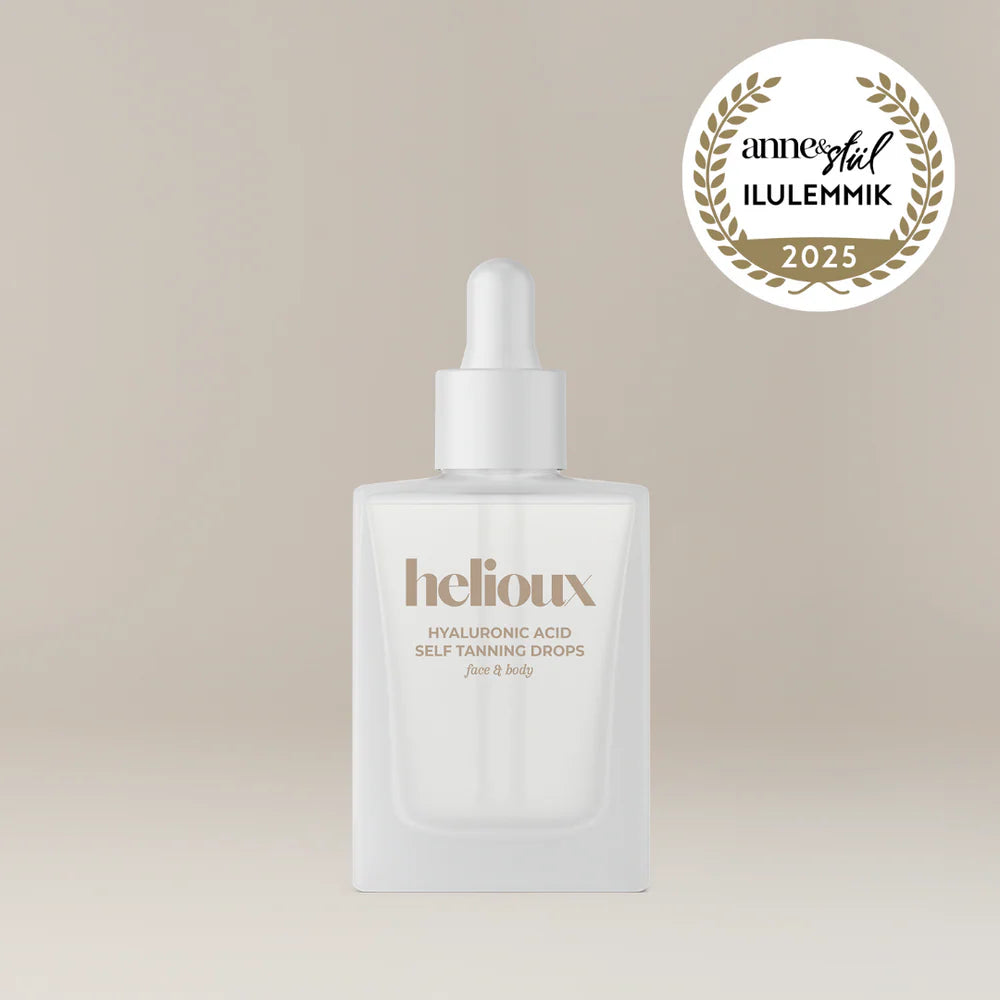 Hyaluronic Acid Self Tanning Drops | Customizable Glow for Face & Body