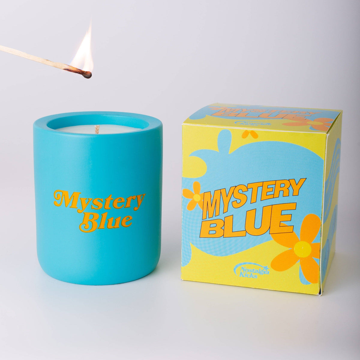 Mystery Blue Scented Soy Hand-Poured Candle