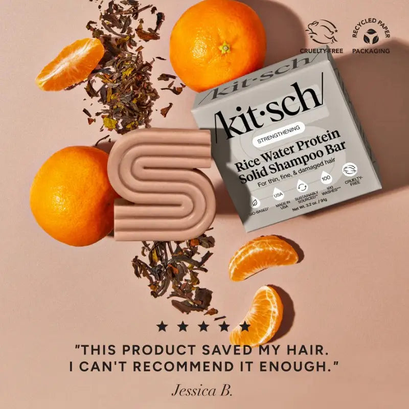 Rice Water Shampoo Bar for Strength, Volume & Shine