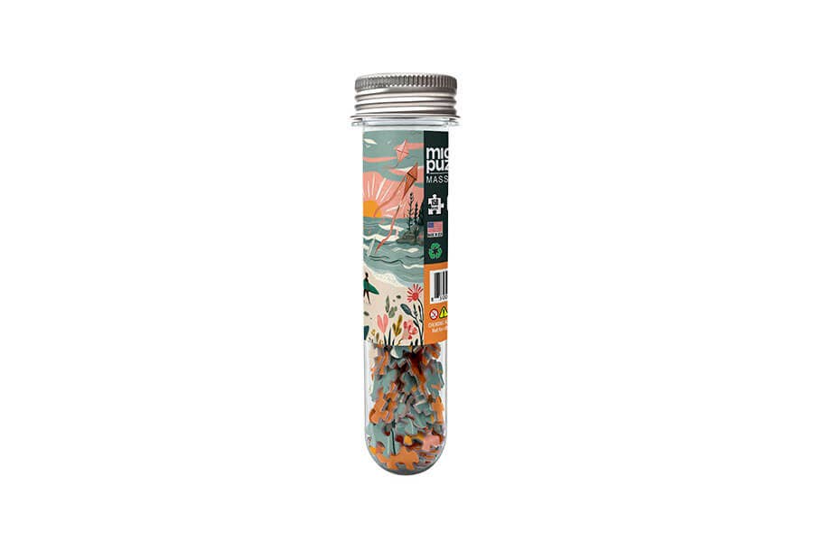 Sunrise Beach Surf Mini Puzzle | 150-Piece Coastal Jigsaw Puzzle