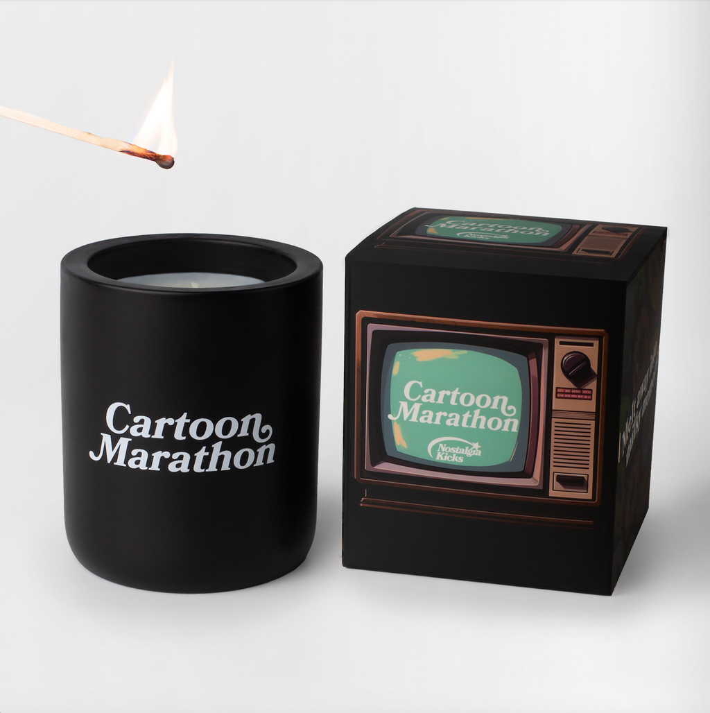 Cartoon Marathon Scented Soy Hand-Poured Candle