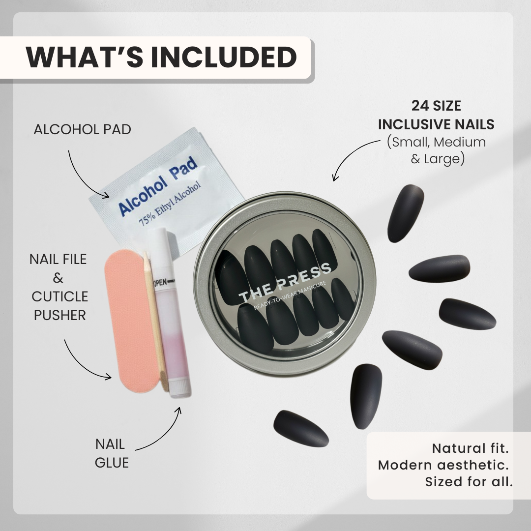 The Instant Manicure "Matt Blacc"