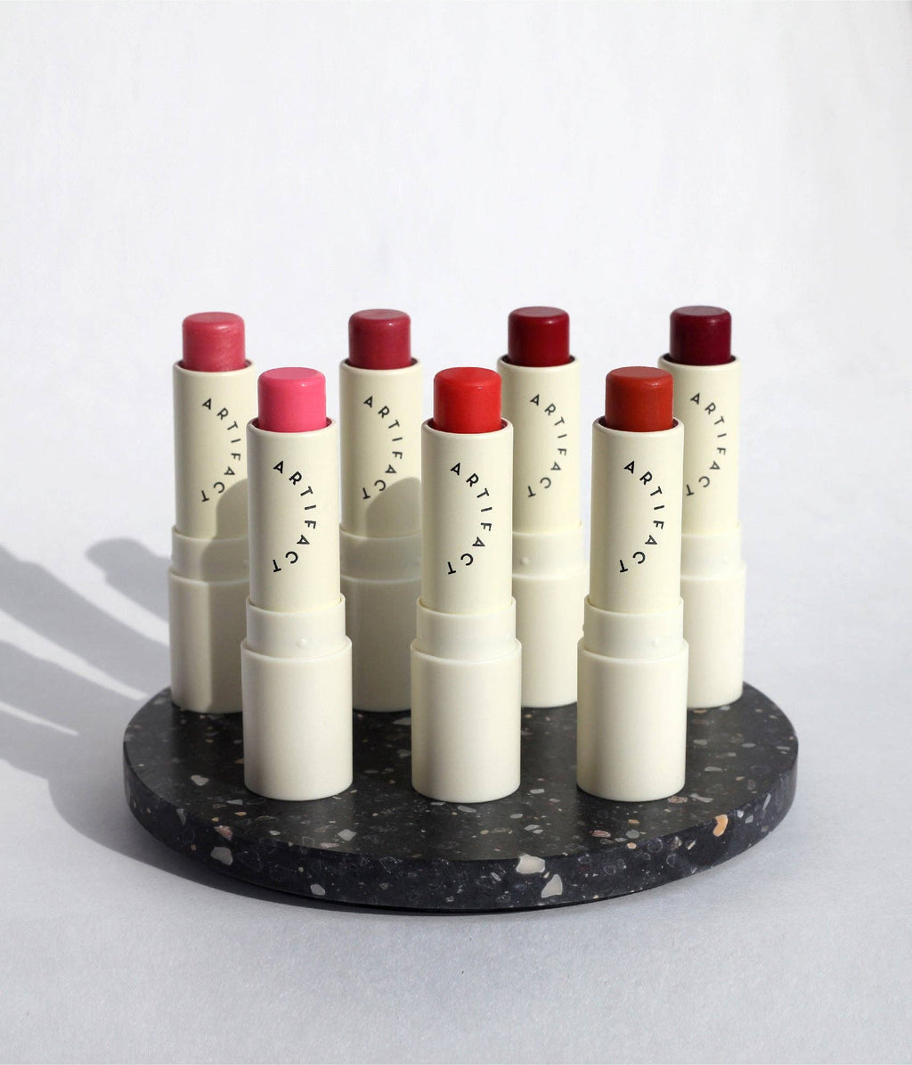 Hydrating tinted lip balm with Cupuaçu butter and squalane for sheer buildable lip color.