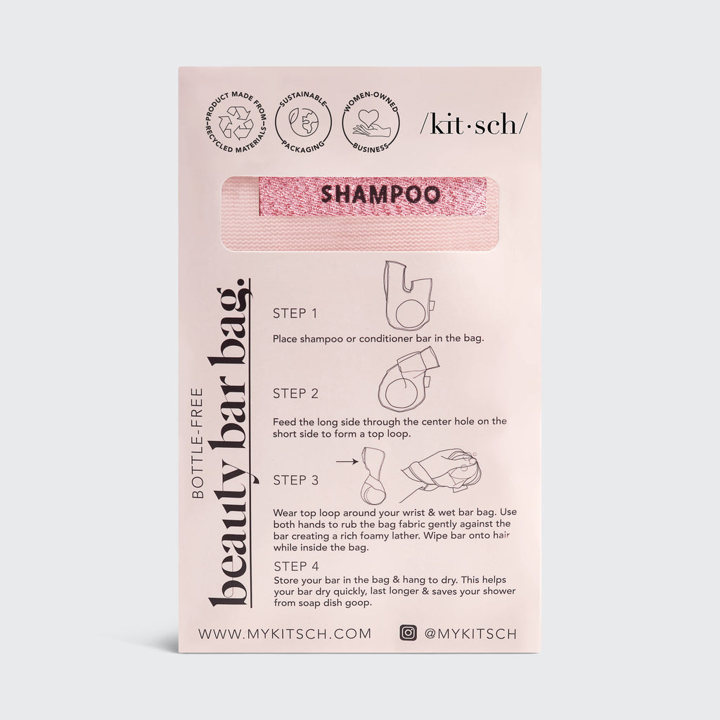 Shampoo Bar Saver Bag | Eco-Friendly Storage for Solid Shampoo