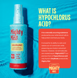 Mighty Mist Clear Skin Spray | Hypochlorous Acid Facial Spray for Acne, Eczema, Rosacea