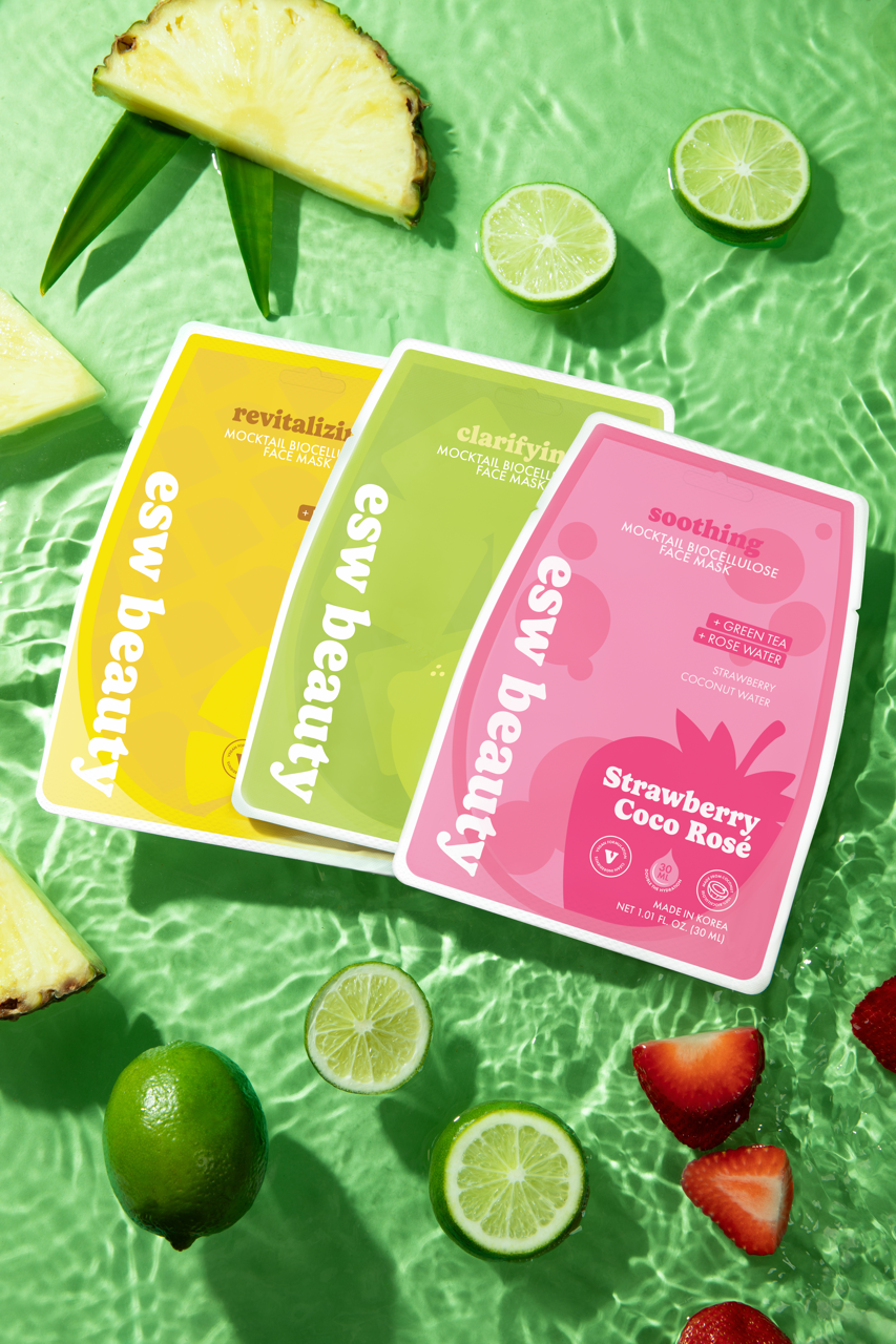 Strawberry Coco Rosé Soothing Biocellulose Sheet Mask