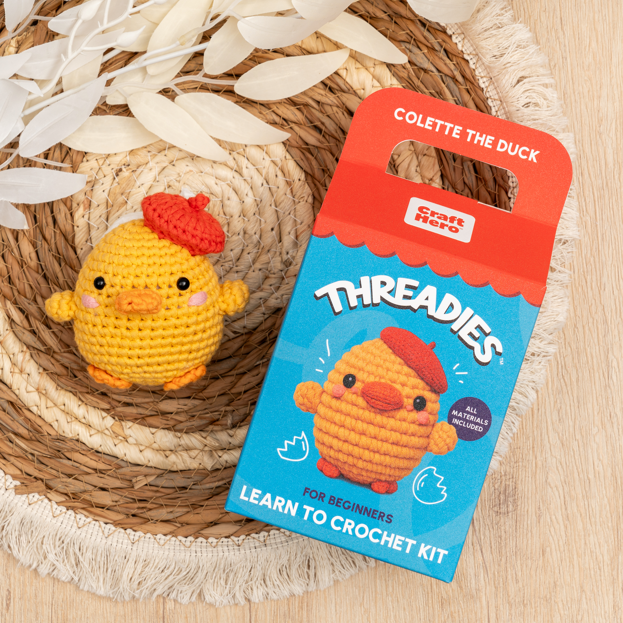 Crochet Kit for Beginners | Colette the Duck