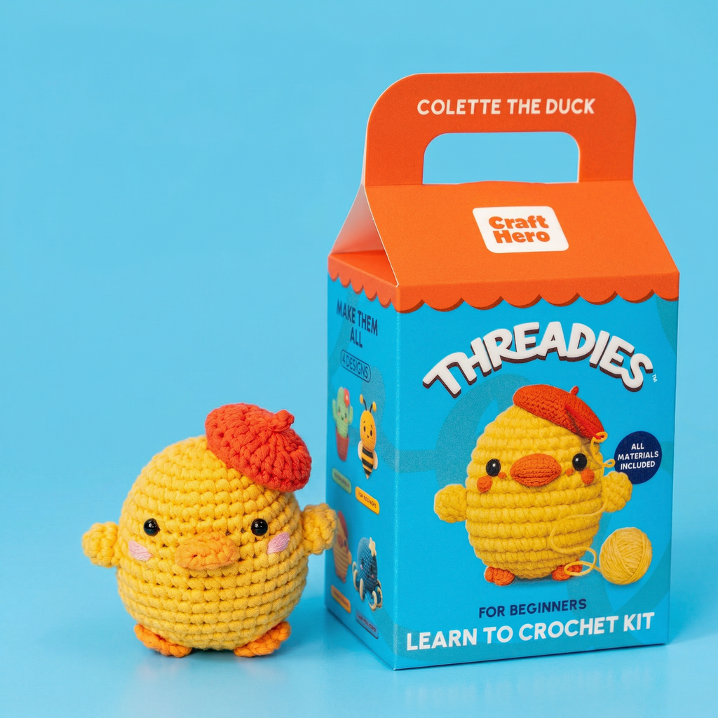 Crochet Kit for Beginners | Colette the Duck