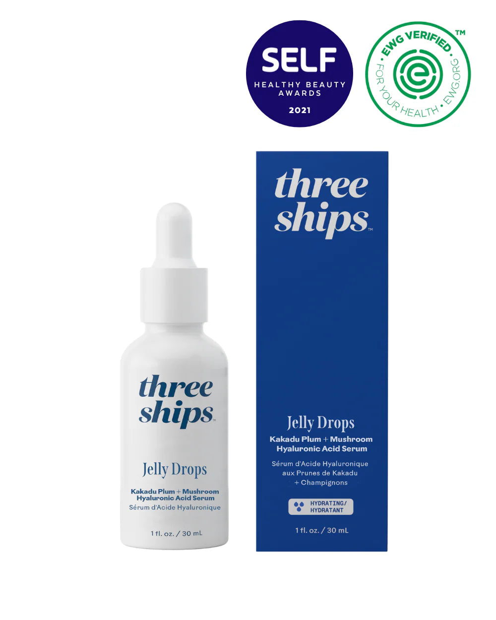 Jelly Drops | Hydrating Glow Serum with Tremella Mushroom & Vitamin C | Lightweight Jelly Serum