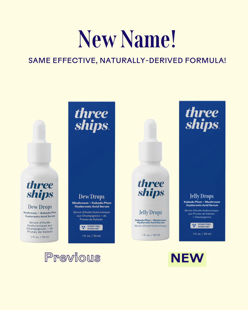 Jelly Drops | Hydrating Glow Serum with Tremella Mushroom & Vitamin C | Lightweight Jelly Serum