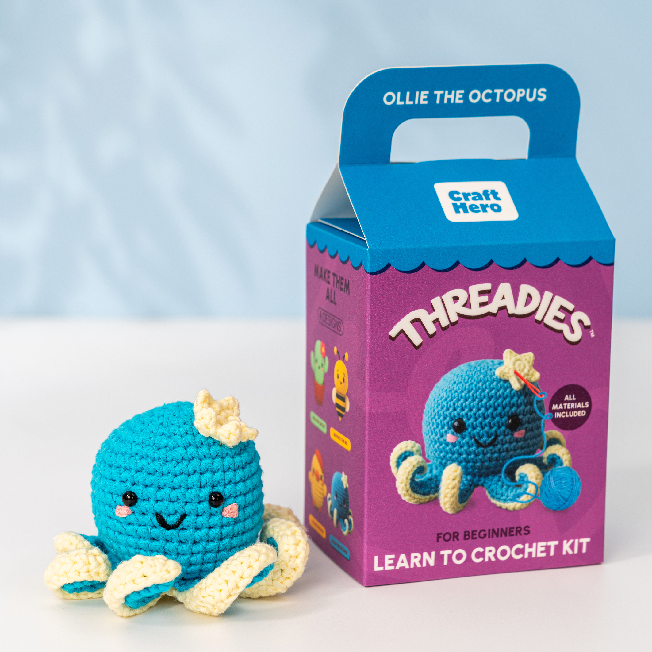 Crochet Kit for Beginners | Ollie the Octopus