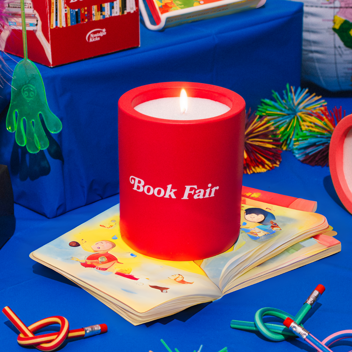 Book Fair Scented Soy Hand-Poured Candle