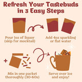 Spiked Apple Cider Cocktail/Mocktail Mixer -Single Packets