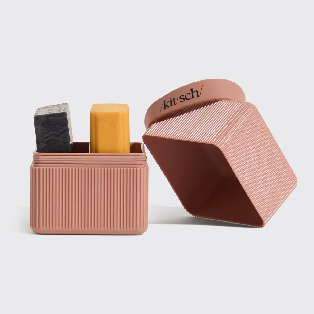 Eco-Friendly Shampoo & Conditioner Bar Travel Case | Dual Compartment, TSA-Approved
