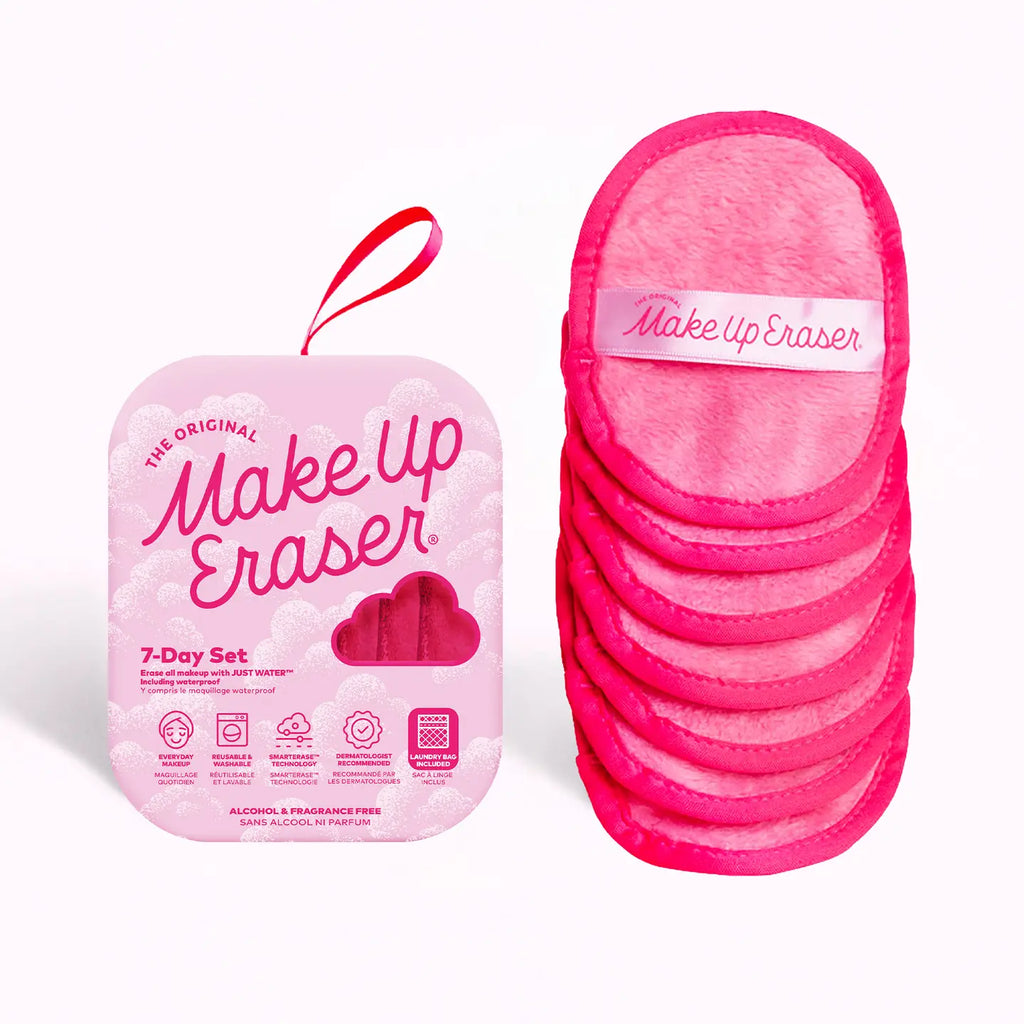 MakeUp Eraser® Reusable Makeup Remover Cloth Set – 7 Pack with Laundry Bag