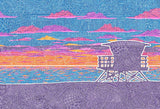 MicroPuzzles Coastal California Mini Puzzle | 150-Piece Beach Sunset Jigsaw Puzzle