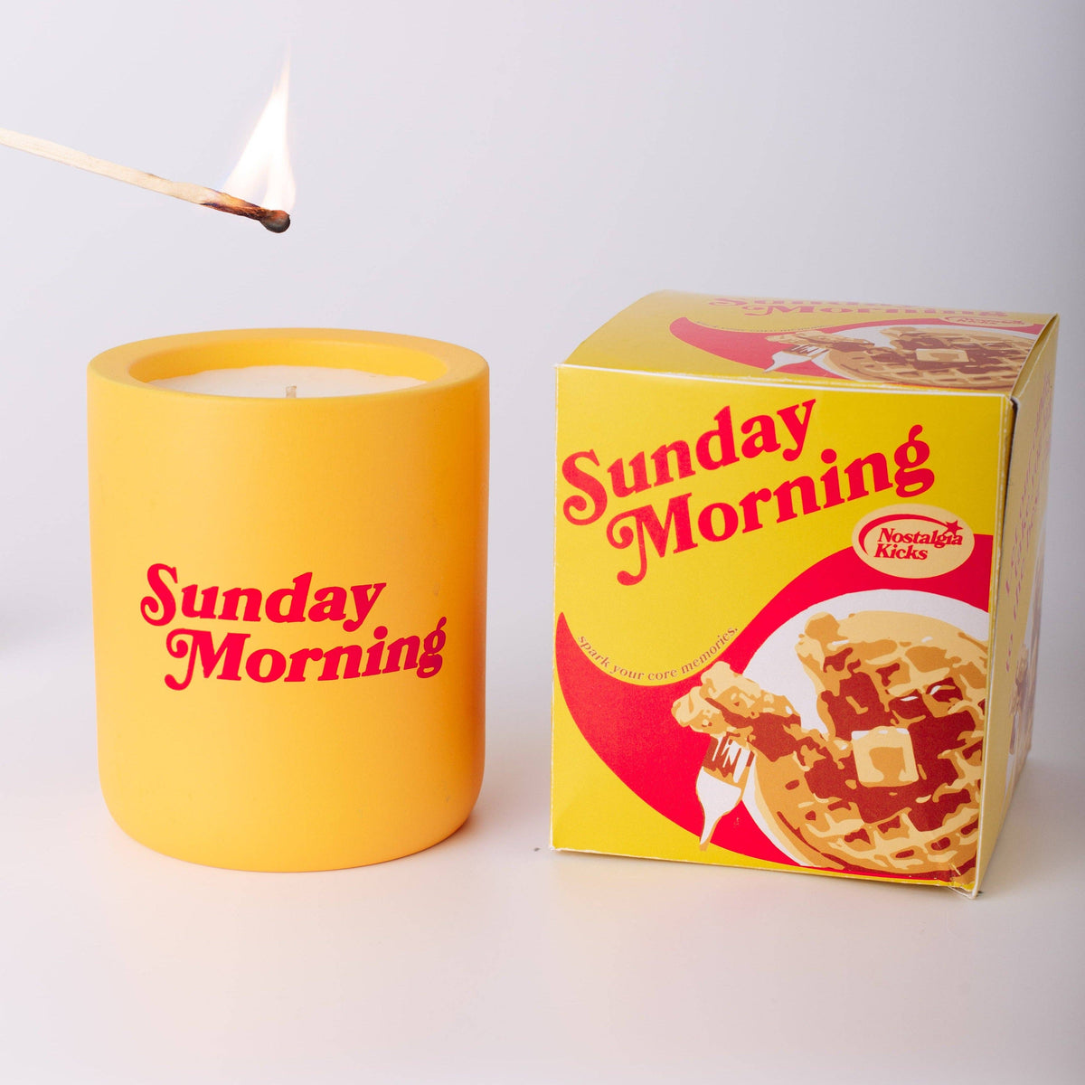 Sunday Morning Scented Soy Hand-Poured Candle