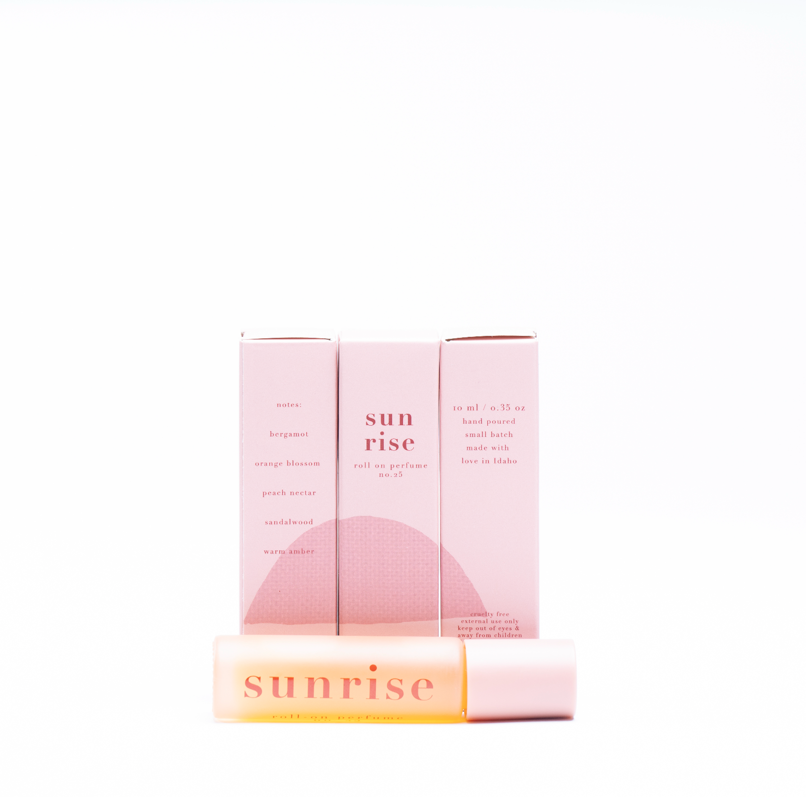 No. 25 Sunrise Clean Roll-On Perfume Oil – Citrus Floral Warm Amber