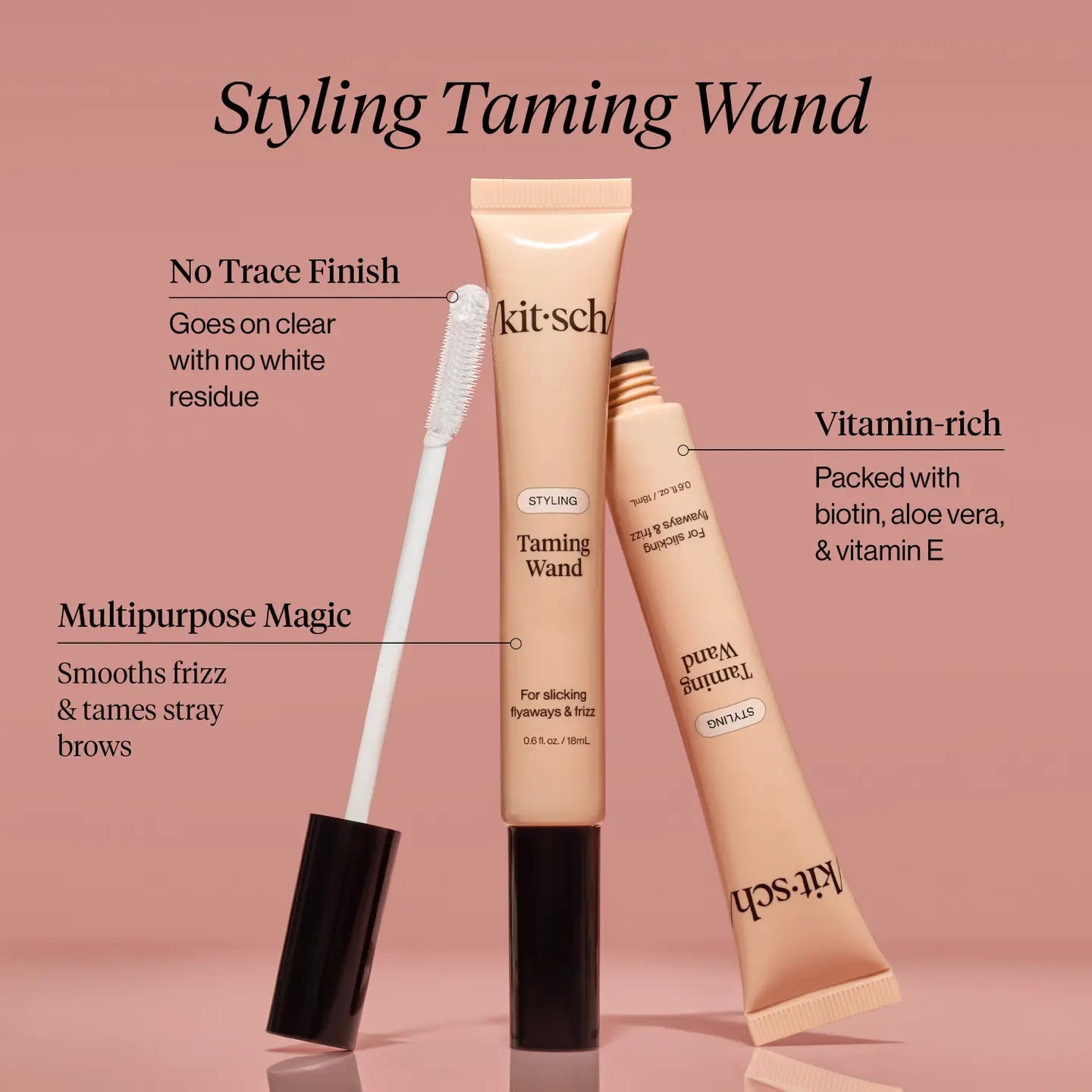 Clear Flyaway & Frizz Taming Serum for Hair + Brows