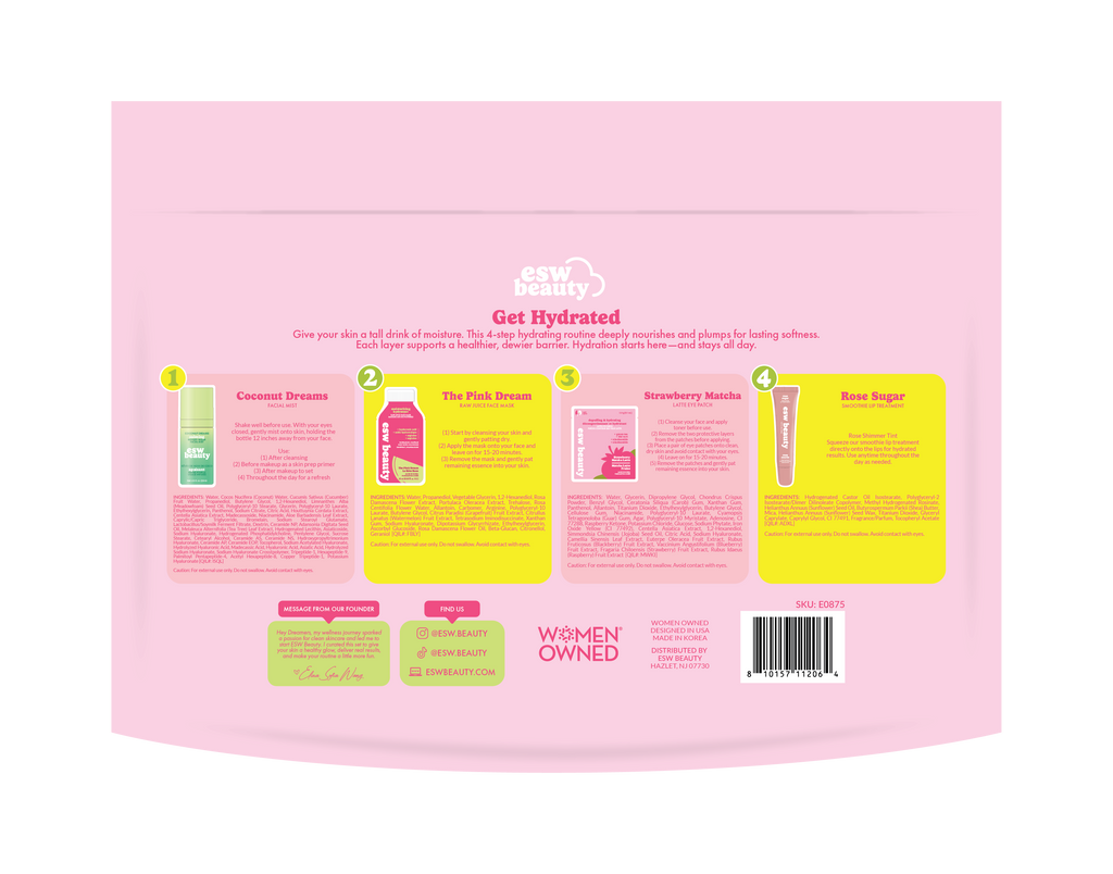 Get Hydrated Skincare Kit | Hydrating Self-Care Gift Set