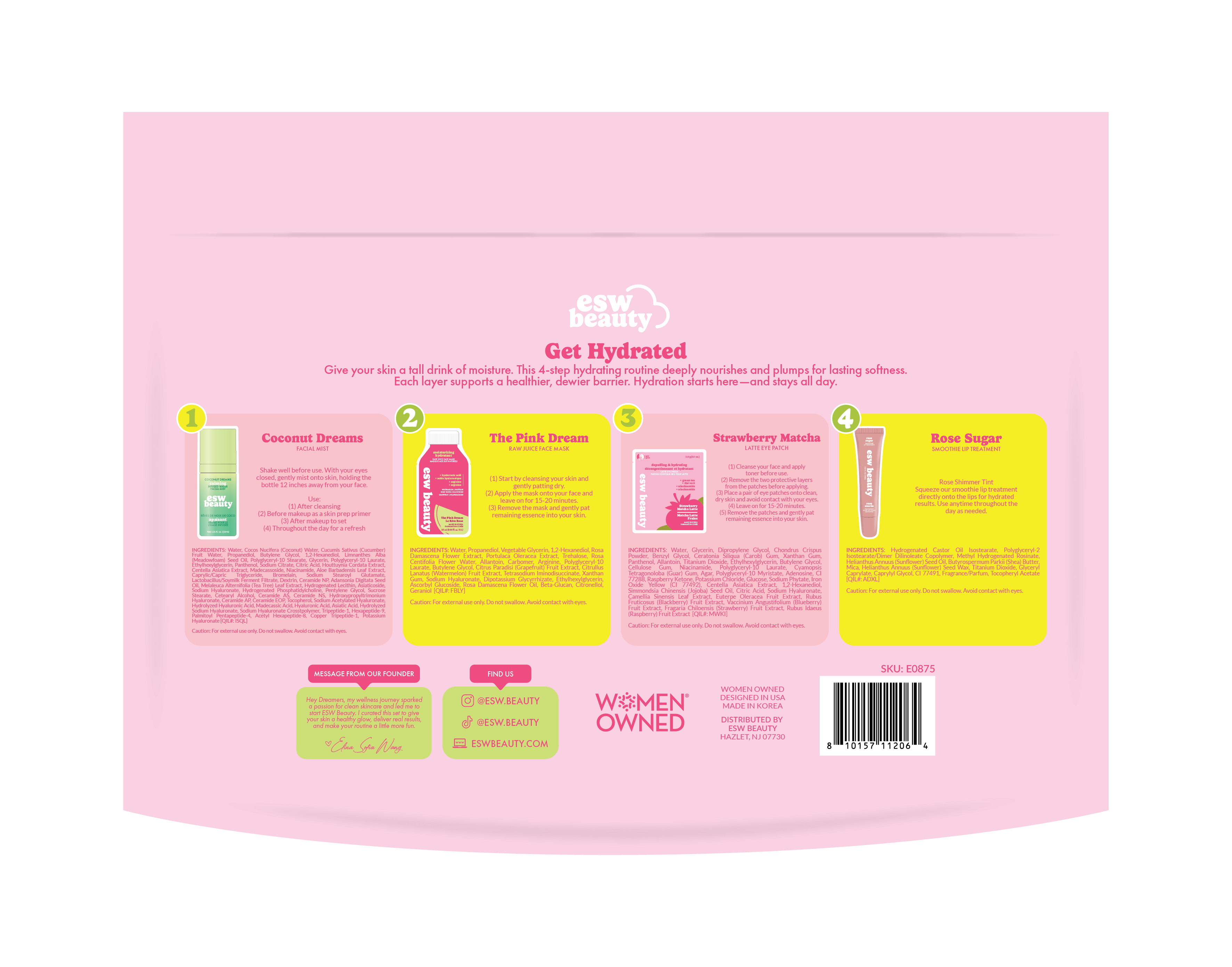 Get Hydrated Skincare Kit | Hydrating Self-Care Gift Set