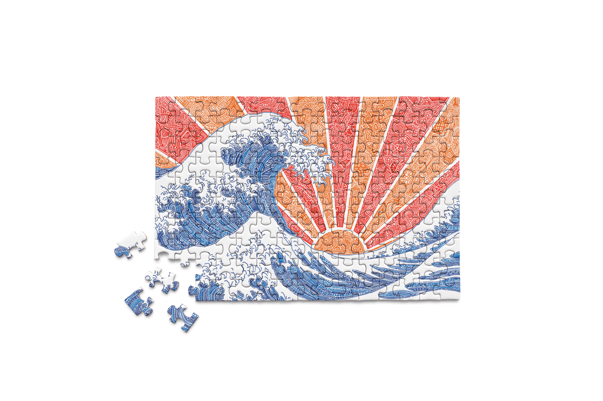 Off California Mini Puzzle | 150-Piece Coastal Art Jigsaw Puzzle