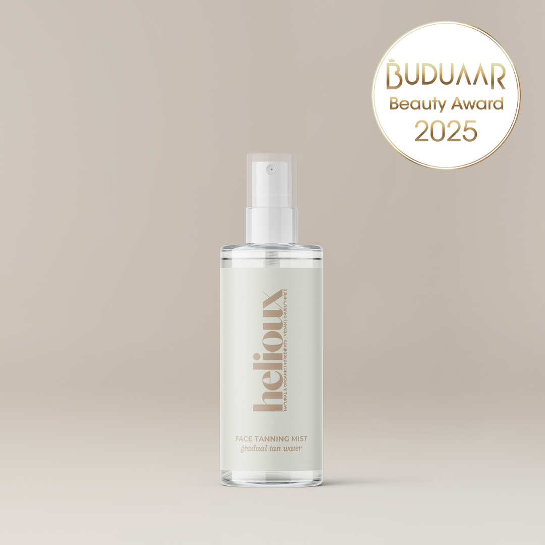 Face Tanning Mist with Hyaluronic Acid | Hydrating Self Tan Water, Award-Winning, Imported from The Netherlands