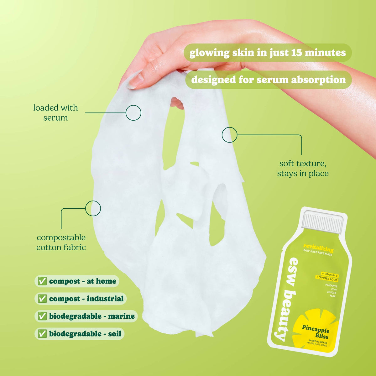 Pineapple Brightening Raw Juice Mask