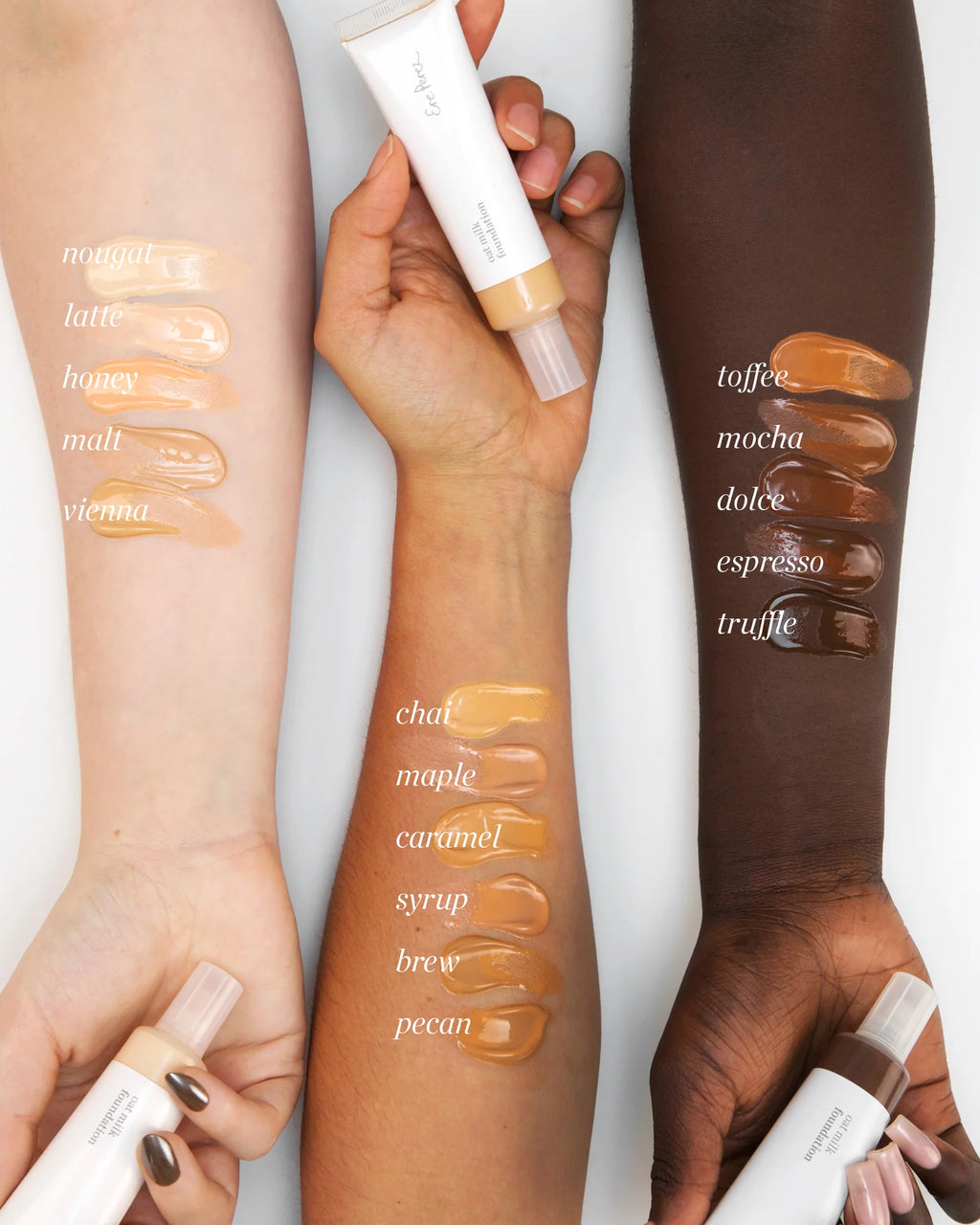 Oat Milk Natural Dewy Liquid Foundation | Lightweight Buildable Coverage