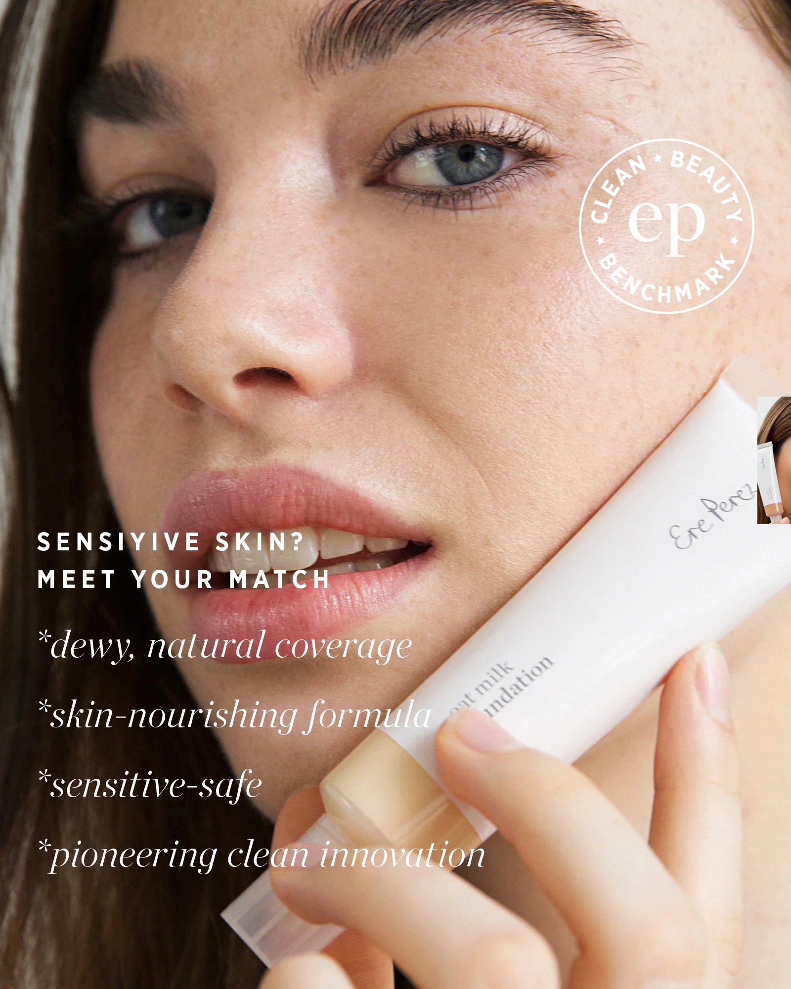 Oat Milk Natural Dewy Liquid Foundation | Lightweight Buildable Coverage