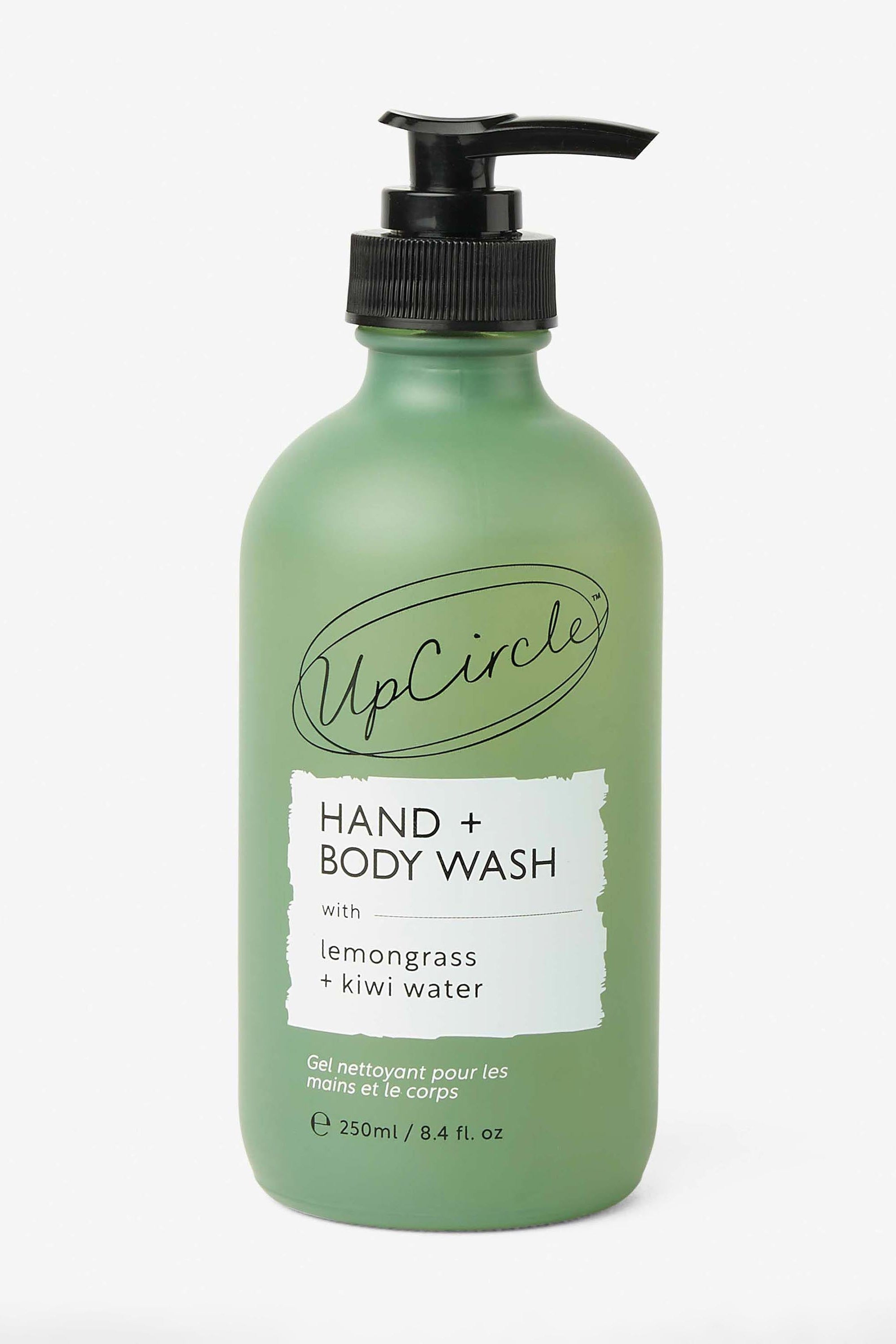 Natural Hand + Body Wash with Lemongrass