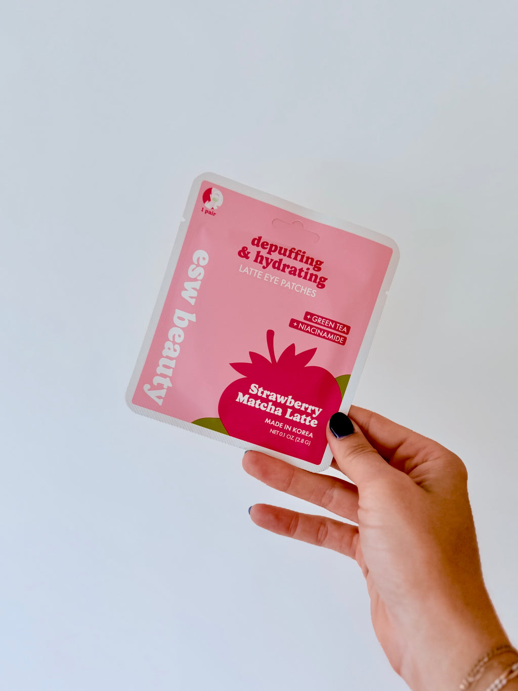 Strawberry Matcha Latte Depuffing & Hydrating Eye Patches