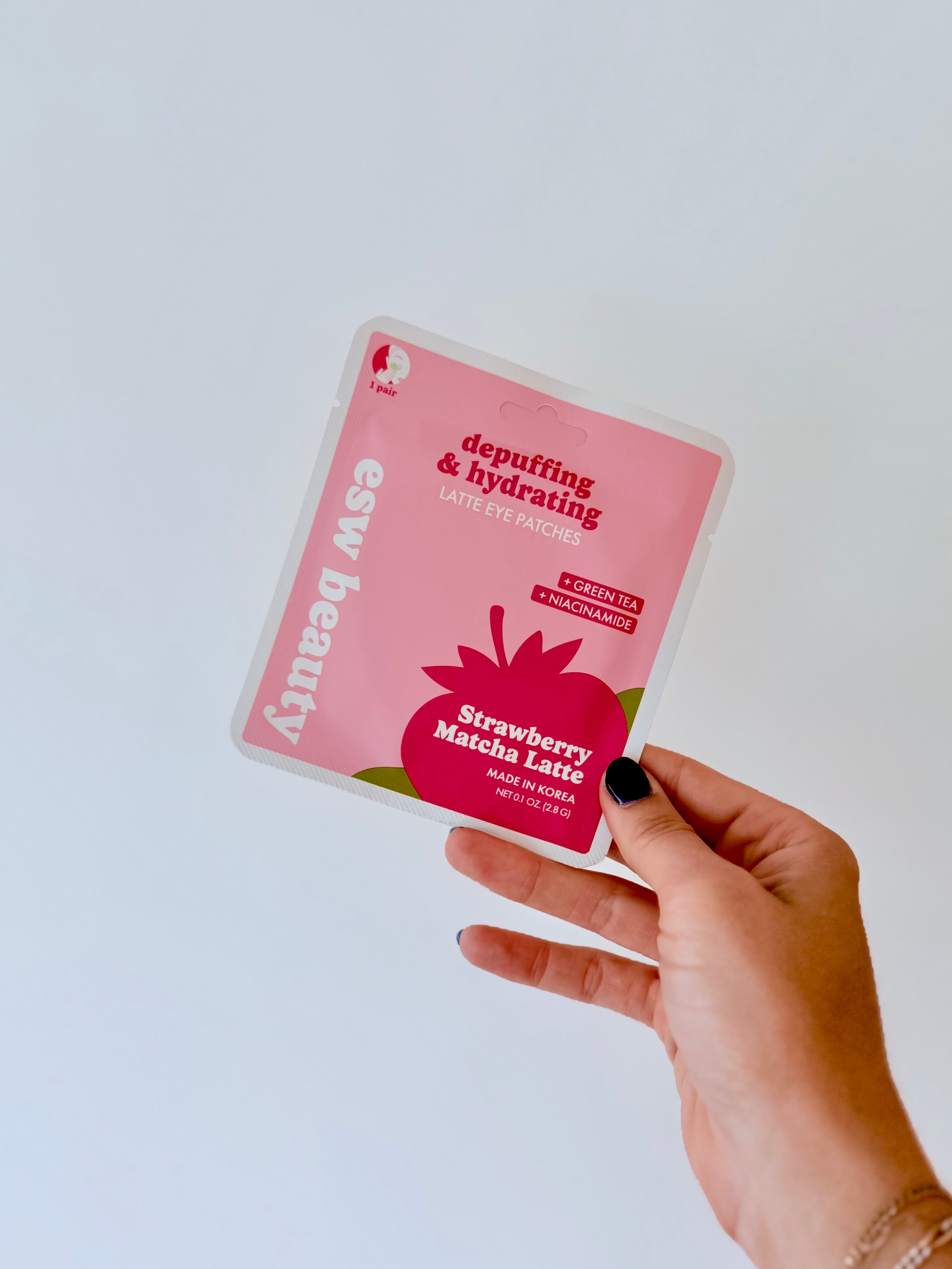 Strawberry Matcha Latte Depuffing & Hydrating Eye Patches