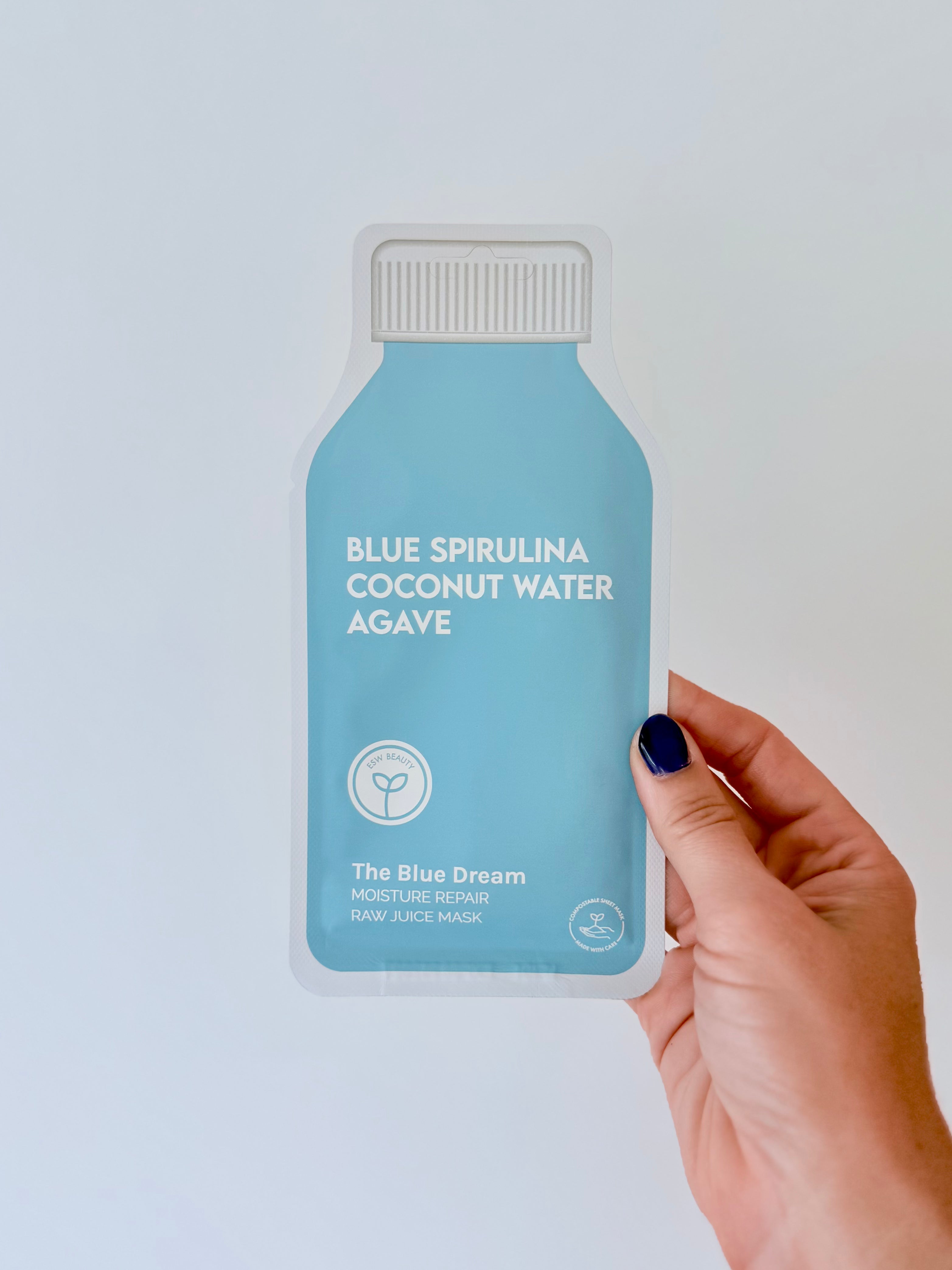 Blue Spirulina Moisture Repairing Raw Juice Mask