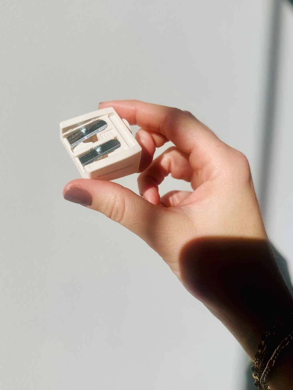 Eco Friendly Duo-Pencil Sharpener | Compatible with Small and Large Pencils