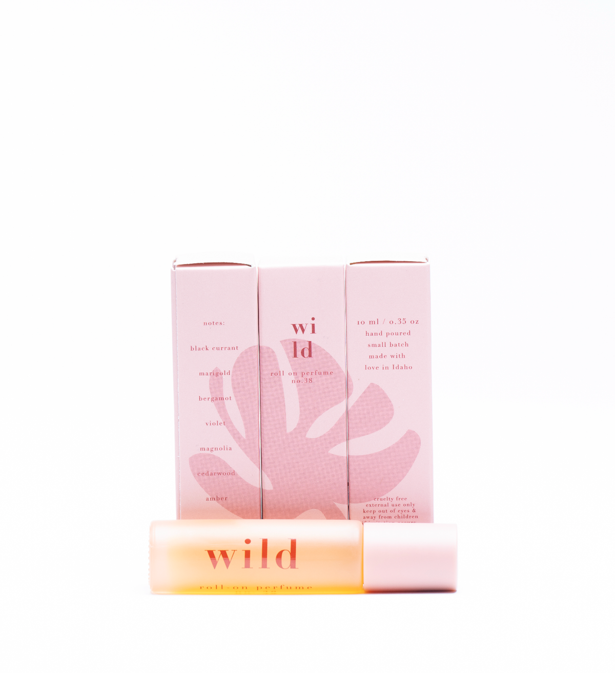 No. 38 wild • clean perfume • roll-on or eau de parfum options