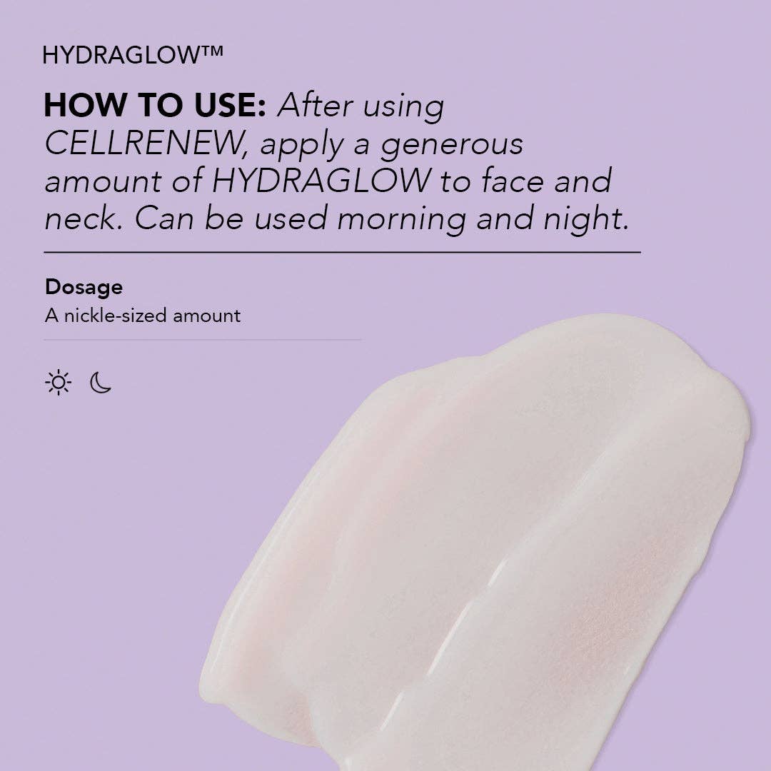 Hydraglow | Stem Cell Moisturizer for Collagen & Acne-Safe Hydration