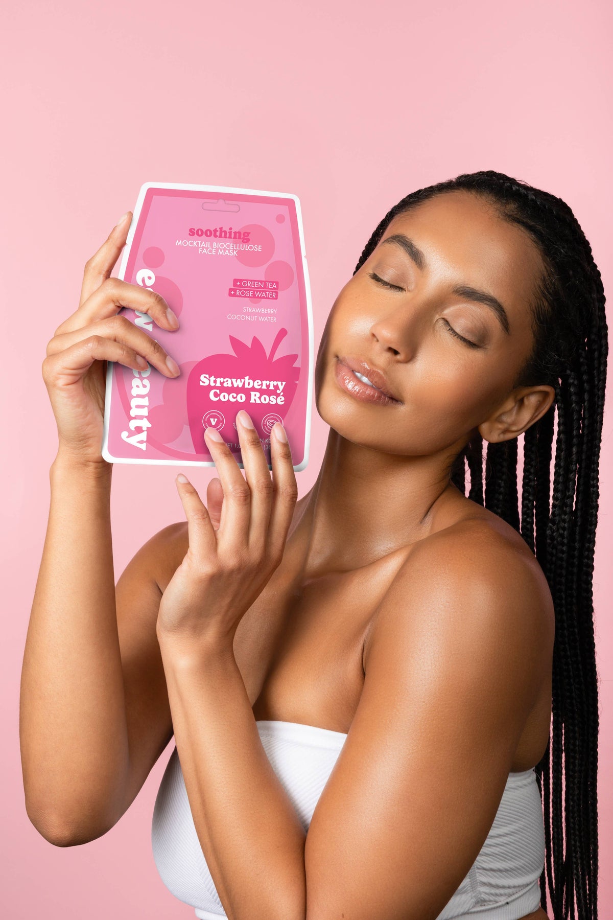 Strawberry Coco Rosé Soothing Biocellulose Sheet Mask