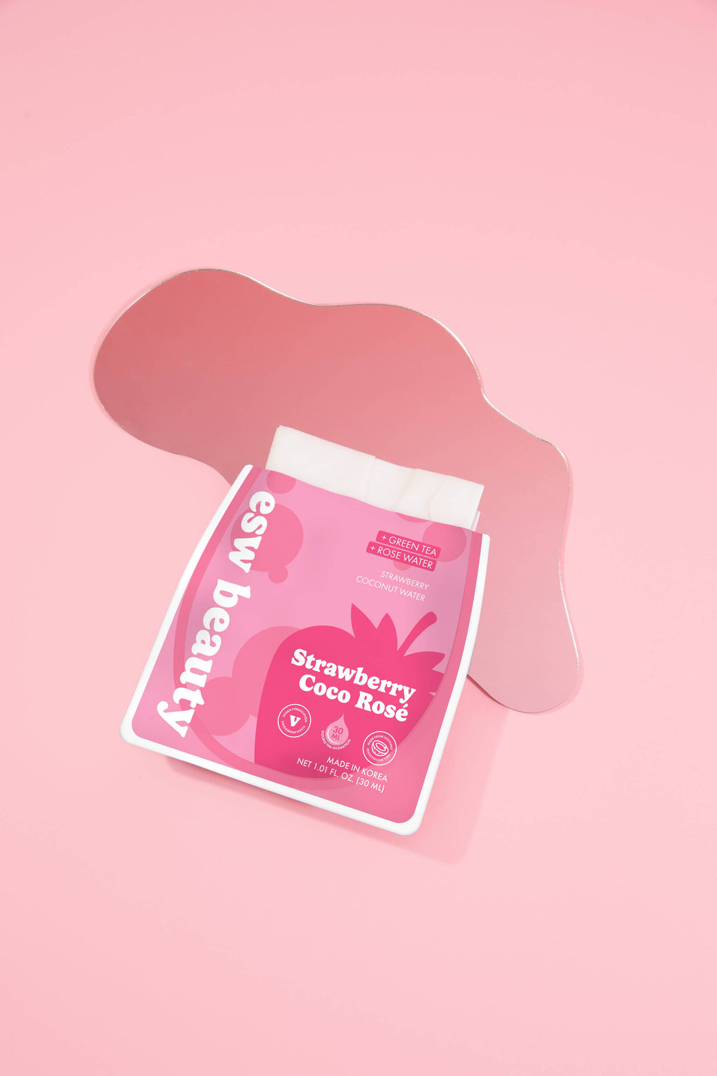 Strawberry Coco Rosé Soothing Biocellulose Sheet Mask