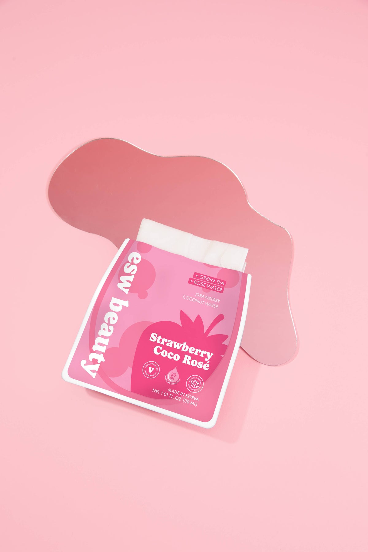 Strawberry Coco Rosé Soothing Biocellulose Sheet Mask