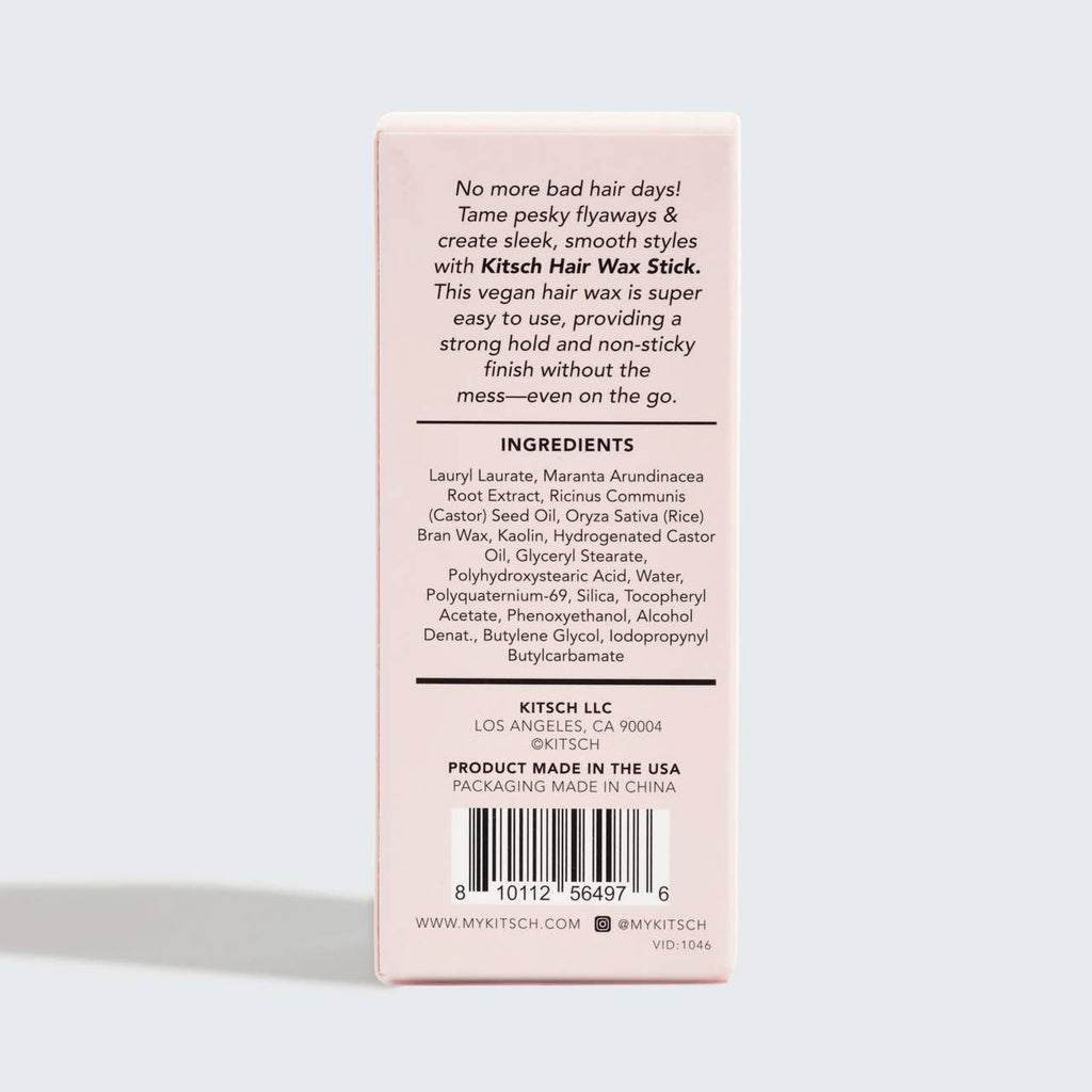 Vegan Hair Wax Stick for Flyaways & Sleek Styling