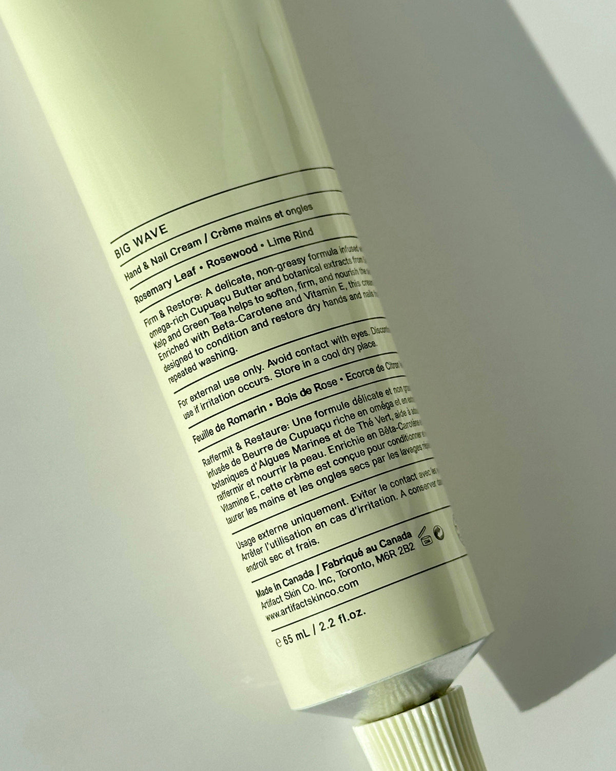 "Big Wave" Firm & Restore Hand Cream – Hydrating Hand Cream with Cupuaçu Butter