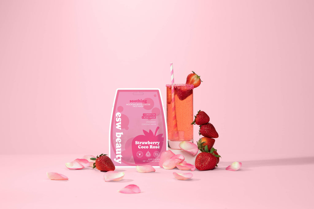 Strawberry Coco Rosé Soothing Biocellulose Sheet Mask